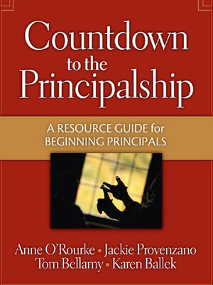cover image of Countdown to the Principalship